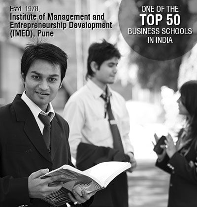 One of the Top 50 Business Schools in India, Institute of Management and
Entrepreneurship Development(IMED), Pune